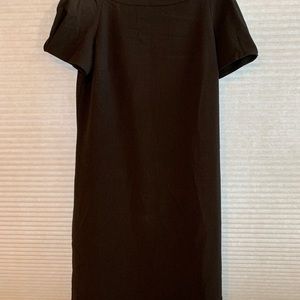 A- line dress in dark grey